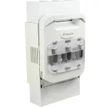   TRACON DSH1-3-60B Vízsz. szakaszolókapcs-bizt, gyűjtősín,alsó kábelcsatl,sarus AC 400V, 250A, 100kA; AC690V, 200A, 50kA; 3P, NH1, 60mm, M10