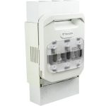   TRACON DSH1-3 Vízsz. szakaszolókapcs.-biztosító, szerelőlapra, sarus AC400V, AC 690V, 250A, 3P, NH1, M10