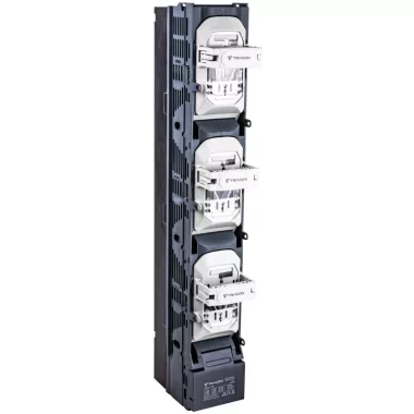 TRACON DSV3-3S Függ. bizt. szakaszolókapcs, 630A, pólusonként nyit, sarus 400/500V AC, 630 A, 100 kA; 690VAC, 500 A, 50kA;3x1P,NH3,M12