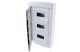 Cutie distribuție PT TRACON EDFKS-12/3 cu ușă plată fumurie 3 × 12 (36) modul, IP40, (H × L × D = 570 × 330 × 100mm)