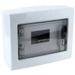   Cutie distribuție PT TRACON EDFKS-8/1 cu ușă plată fumuriu 1 × 8 (8) modul, IP40, (H × L × D = 195 × 240 × 90mm)