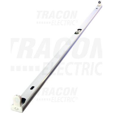 TRACON ELV118 Open luminaire for T8 LED light tubes 230 VAC, max. 22 W, 1200 mm, G13