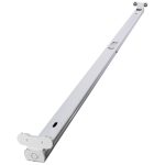 TRACON ELV218 Nyitott lámpatest T8 LED világító csövekhez 230 VAC, max. 2×18 W, 1200 mm, 2