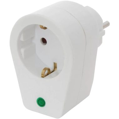 TRACON ESPD-SOCKET Csatlakozóaljzat túlfeszültségvédelemmel max.16A, 250VAC, 3680W, SCHUKO