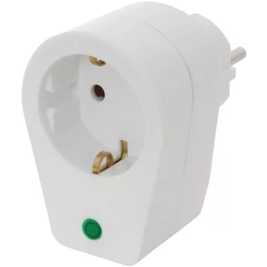 TRACON ESPD-SOCKET Csatlakozóaljzat túlfeszültségvédelemmel max.16A, 250VAC, 3680W, SCHUKO, Uc:275V, Uoc:6kV, Up:2kV