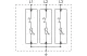 TRACON ESPD1+2-12.5-3P T1+T2 AC típusú túlfeszültséglevezető, cserélhető betéttel Uc:275V; - 5