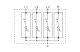 TRACON ESPD1+2-12.5-4P T1+T2 AC típusú túlfeszültséglevezető, cserélhető betéttel Uc:275V; - 4