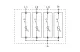 TRACON ESPD1+2-12.5-4P T1+T2 AC típusú túlfeszültséglevezető, cserélhető betéttel Uc:275V; - 5