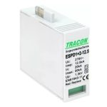  TRACON ESPD1+2-12.5M T1+T2 AC típusú túlfeszültséglevezető betét 12.5 M Uc:275V; Iimp:12,5kA; In:20kA; Imax:50kA; Up:1,3kV