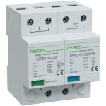 TRACON ESPD1+2+3-25-1+1P T1+T2+T3 AC típusú túlfeszültség levezető, egybeépített Uc:275V; 