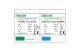TRACON ESPD1+2+3-25-1+1P T1+T2+T3 AC típusú túlfeszültség levezető, egybeépített Uc:275V; Iimp:25/100kA; In:25/100kA; Uoc:20kV; Up:1,3kV; 1+1