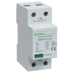   TRACON ESPD1+2+3-25-1P T1+T2+T3 AC típusú túlfeszültség levezető, egybeépített Uc:275V; Iimp:25kA; In:25kA; Uoc:20kV; Up:1,3kV; 1P