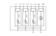 TRACON ESPD1+2+3-25-3+1P T1+T2+T3 AC típusú túlfeszültség levezető, egybeépített Uc:275V;  - 5