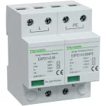  TRACON ESPD1+2-50-1+1P T1+T2 AC típusú túlfeszültséglevezető, egybeépített Uc:385V; Iimp:50/100kA; In:50/100kA; Up:2,5kV; 1+1P