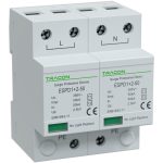TRACON ESPD1+2-50-2P T1+T2 AC típusú túlfeszültséglevezető, egybeépített Uc:385V; Iimp:50k