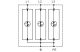 TRACON ESPD1+2-50-3P T1+T2 AC típusú túlfeszültséglevezető, egybeépített Uc:385V; Iimp:50k - 4