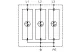 TRACON ESPD1+2-50-3P T1+T2 AC típusú túlfeszültséglevezető, egybeépített Uc:385V; Iimp:50k - 5