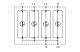TRACON ESPD1+2-50-4P T1+T2 AC típusú túlfeszültséglevezető, egybeépített Uc:385V; Iimp:50k - 4