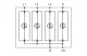 TRACON ESPD1+2-50-4P T1+T2 AC típusú túlfeszültséglevezető, egybeépített Uc:385V; Iimp:50kA; In:50kA; Imax:160kA; Up:2,5kV; 4P