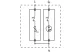 TRACON ESPD2-40-1+1P T2 AC típusú túlfeszültség levezető, cserélhető betéttel Uc:275/255V; In:20kA; Imax:40kA; Up:1,3/1,5kV; 1+1P