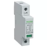   TRACON ESPD2-40-1P T2 AC típusú túlfeszültség levezető, cserélhető betéttel Uc:275V; In:20kA; Imax:40kA; Up:1,3kV; 1P