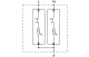 TRACON ESPD2-40-2P T2 AC típusú túlfeszültség levezető, cserélhető betéttel Uc:275V; In:20kA; Imax:40kA; Up:1,3kV; 2P
