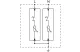 TRACON ESPD2-40-2P T2 AC típusú túlfeszültség levezető, cserélhető betéttel Uc:275V; In:20kA; Imax:40kA; Up:1,3kV; 2P