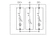 TRACON ESPD2-DC40-600 T2 DC típusú túlfeszültség levezető, cserélhető betéttel Ucpv: 800V; In:20kA; Imax:40kA; Up:2,6kV