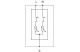 TRACON ESPD3-10-2P T3 AC típusú túlfeszültség levezető, egybeépített Uc:275V; In:10kA; Uoc:20kV; Up:1,2kV; 2P
