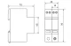 TRACON ESPD3-5-1+1P T3 AC típusú túlfeszültség levezető, egybeépített Uc:275V; In:5kA; Uoc:10kV; Up:1,2kV; 1+1P