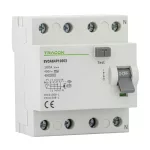   TRACON EVOAG4P6303 Áram-védőkapcsoló, 4 pólusú 63A, 30mA, 10kA, A (Fi-relé)