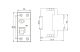 TRACON EVOB2P2503 Áram-védőkapcsoló, 2 pólusú 25A, 30mA, 10kA, B