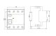 TRACON EVOB4P6303 Áram-védőkapcsoló, 4 pólusú 63A, 30mA, 10kA, B