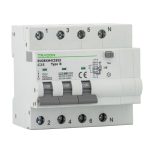 TRACON EVOBKM4C1303 Kombinált védőkapcsoló, 4P, 5modul, C karakterisztika C13A, 30 mA, 6kA