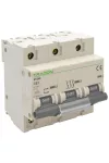 TRACON EVOH 3P 100A C Kismegszakító, nagyáramú, 3 pólus, C karakterisztika 100A, 3P,10kA (EVOH 3P C100A)
