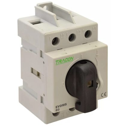   TRACON EVOMS100/3 Sorolható lakatolható szakaszoló kapcsoló 400V, 50Hz, 100A, 3P, 25-50mm2