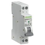 TRACON EVON10C1 Kismegszakító, 1+N pólus, C karakterisztika 1A, C, 1P+N, 10kA