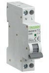 TRACON EVON10C20 Kismegszakító, 1+N pólus, C karakterisztika 20A, C, 1P+N, 10kA