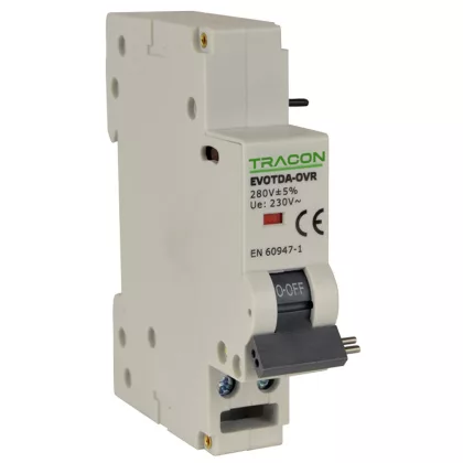   TRACON EVOTDA-OVR Feszültségnövekedési kioldó EVOTDA-hoz Un:230VAC, 50Hz, Uup:280VAC
