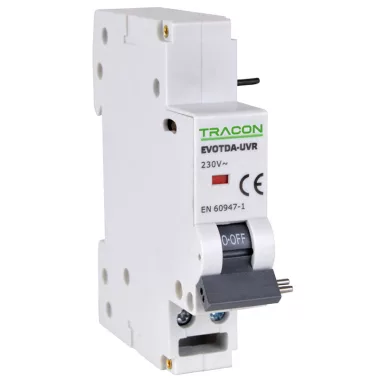 TRACON EVOTDA-UVR Feszültségcsökkenési kioldó EVOTDA-hoz Un:230VAC, 50Hz, Udown:170VAC