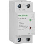 TRACON EVOUO2P63 Aut. visszakapcsoló fesz. növekedési/csökkenési relé AC230V,2P,63AU>:265V