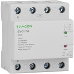 TRACON EVOUO4P63 Aut. visszakapcsoló fesz. növekedési/csökkenési relé AC230V,4P,63AU>:265V