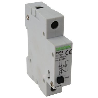 TRACON EVOZ-UOVR Feszültségcsökkenési-növekedési kioldó EVOZ-hez Un:230VAC, 50Hz, Udown:17