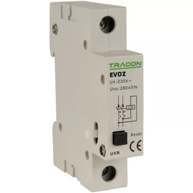 TRACON EVOZ-UVR Feszültségcsökkenési kioldó EVOZ-hez Un:230VAC, 50Hz, Udown:170VAC