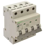   TRACON EVOZ 4P 32A C Kismegszakító, 4 pólus, C karakterisztika 32A, C, 4P, 6kA (EVOZ 4P C32A)