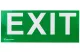 TRACON EXIT-04-J Élvilágítós LED kijáratjelző ragasztható piktogramokkal 230V, 50Hz, 36×LED, 3h, 3,7V / 1200mAh, Li-ion, IP30