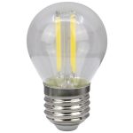   TRACON FILG454WW COG LED gömb fényforrás, átlátszó 230 VAC, E27, 4W, 470 lm, G45, 2700K, EEI=E