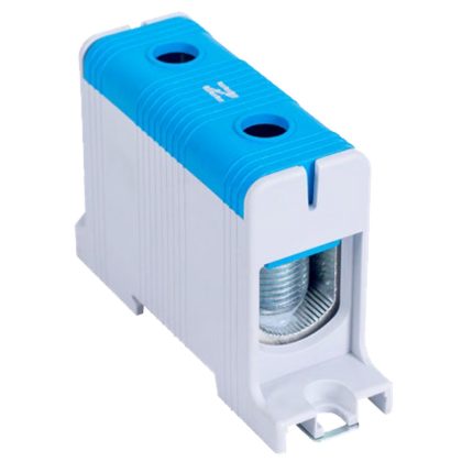 TRACON FLEAL-150/1K Főáramköri leágazó kapocs, sínre/felületre, kék 35-150mm2, max. 1000VA