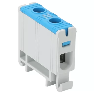 TRACON FLEAL-16/1K Főáramköri leágazó kapocs, sínre szerelhető, kék 1.5-16mm2, max. 1000VAC, 1500VDC, max.85A