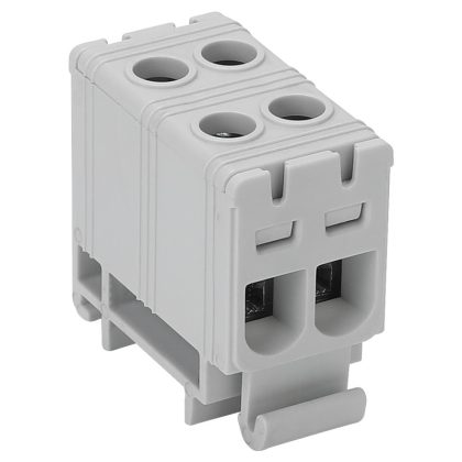   TRACON FLEAL-16/2 Főáramköri leágazó kapocs, sínre szerelhető, szürke 1.5-16mm2, max. 1000VAC, 1500VDC, max.85A